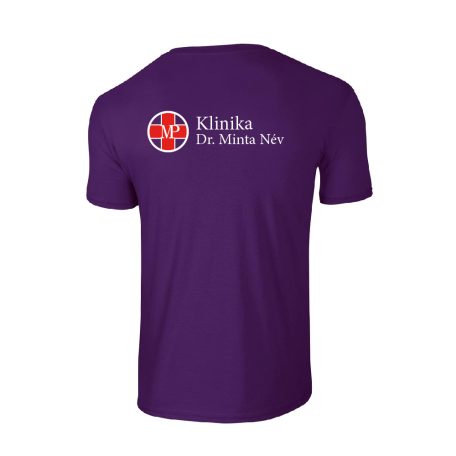 FÉRFI RENDELŐI PÓLÓ, KÖRNYAKÚ LILA